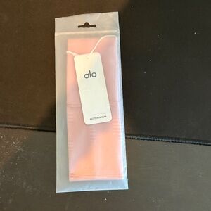 ALO Yoga Pink Ribbed Headband